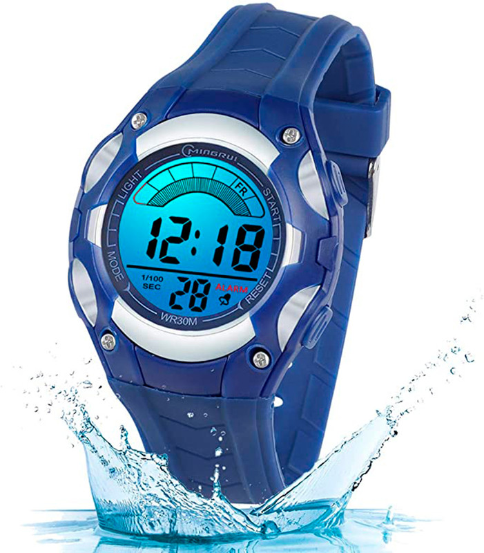 Reloj Digital Niño Niña Azul Oscuro