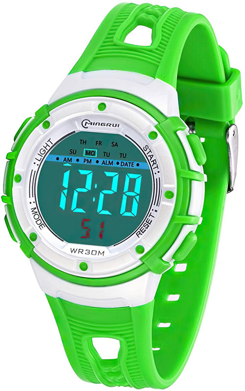 Reloj Impermeable Niño Niña Verde 