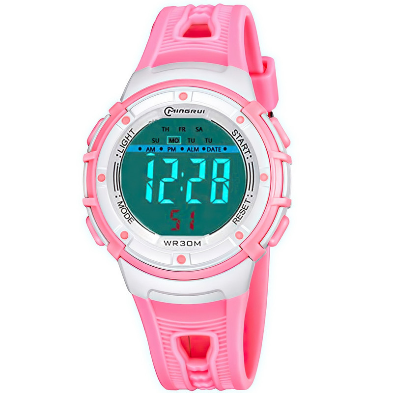 Reloj Impermeable Niño Niña Fucsia 