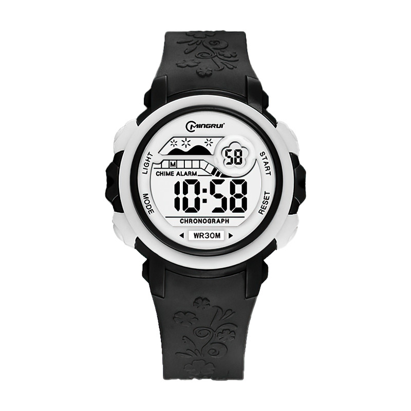 Reloj Impermeable Digital Niño Niña Negro