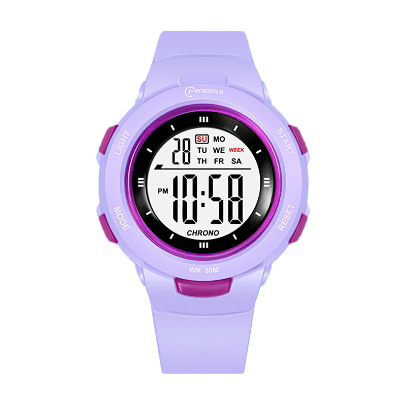 Reloj Impermeable Digital Niños(as) Violeta 