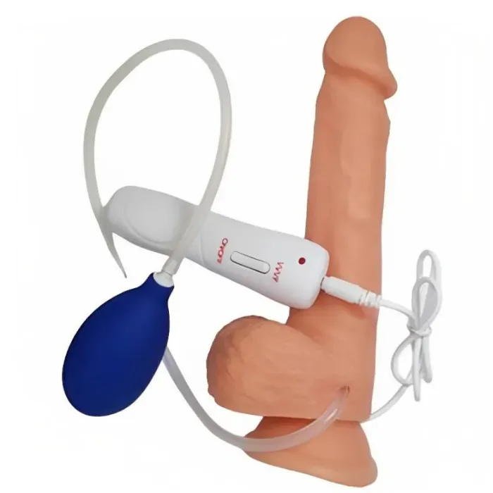 Dildo Vibrador Ultra Realista Con Eyaculacion X-Men 9 “ 