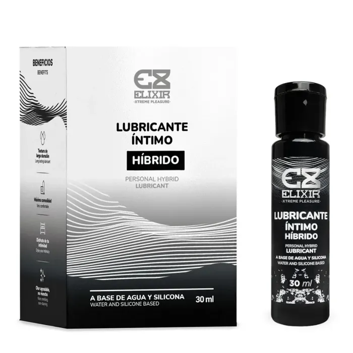 Lubricante Intimo Anal Elixir 30 Ml + Lubricante Íntimo Híbrido Elixir 30 Ml  