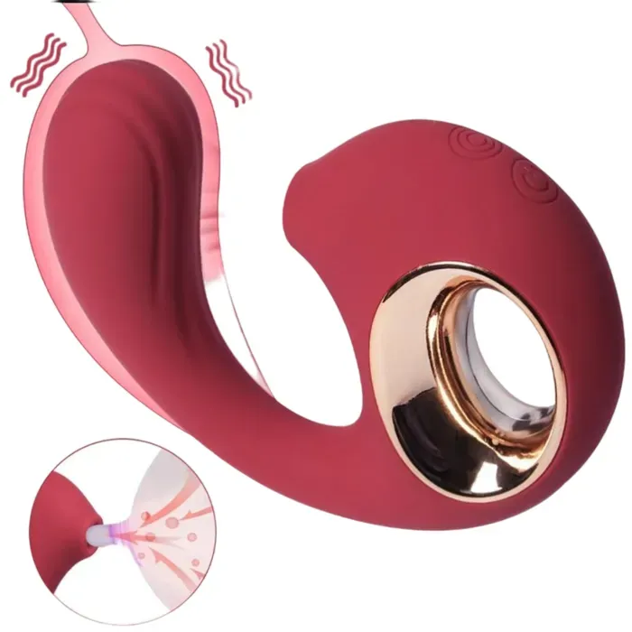 Vibrador  Succionador  Consolador Punto G Alta Gama  (Recargable) Flexible