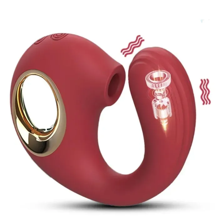 Vibrador  Succionador  Consolador Punto G Alta Gama  (Recargable) Flexible