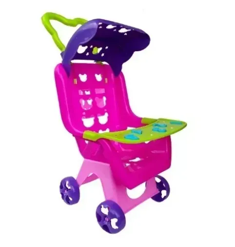 Juguete Coche Paseador Para Muñecas Niñas Princesa Cochesito Envio Gratis