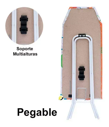 Mesa Para Planchar Angosta Ajustable