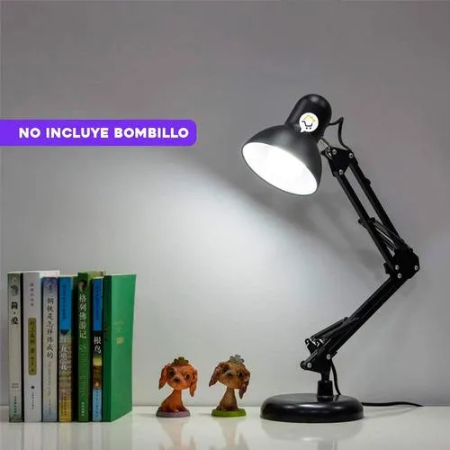 Lámpara Led Mesa Escritorio Brazo Flexible Vintage Mt811