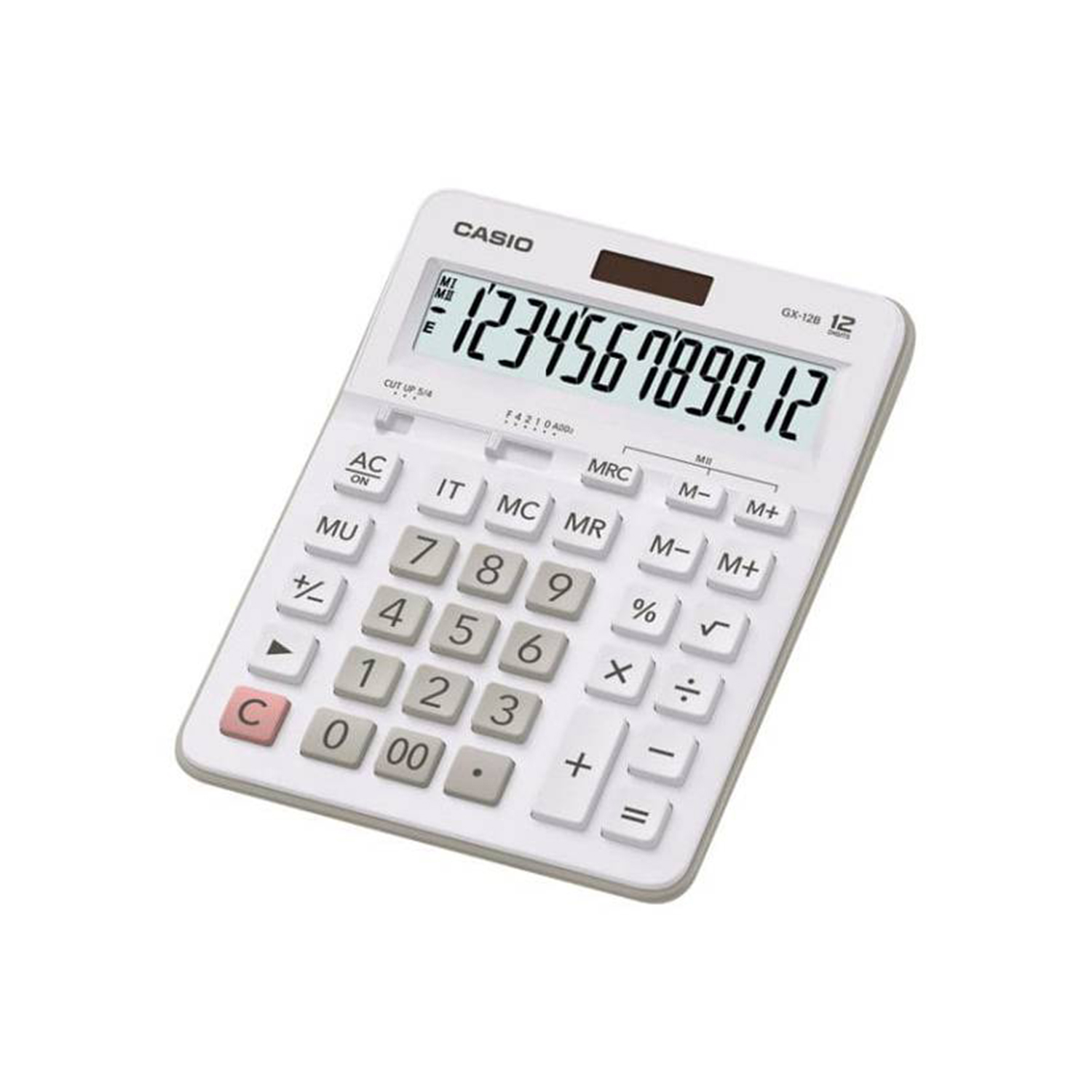 Calculadora De Mesa 12 Dígitos Blanco Casio