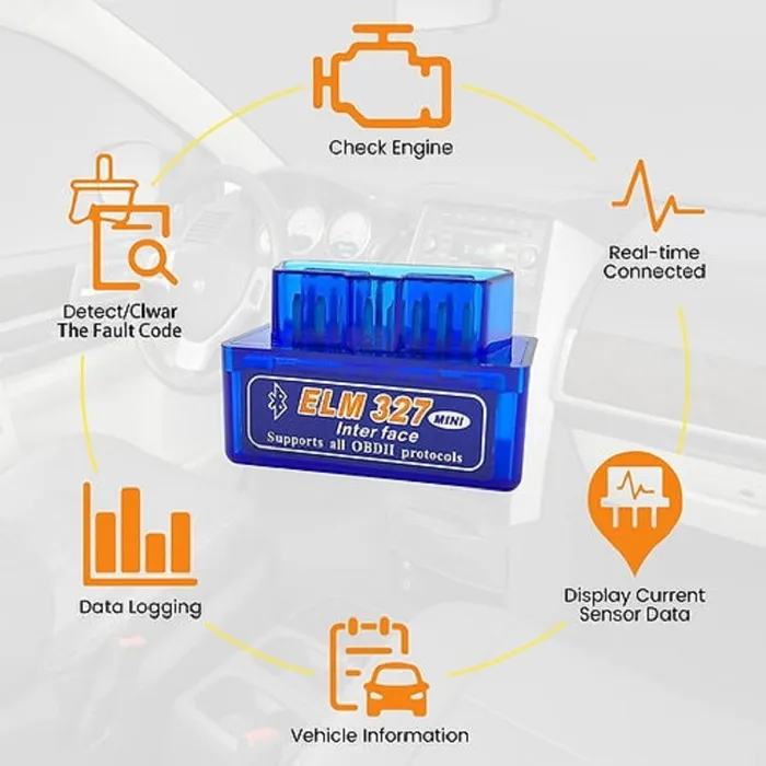 Escaner Carro Auto Vehicular Bluetooth Obd2 Borra Testigos 