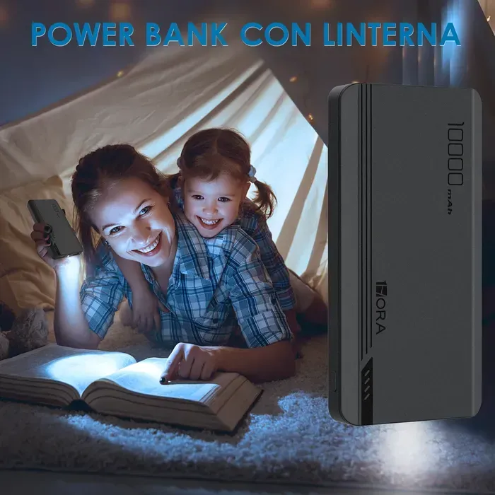 Power Bank Batería Cargador Portátil 10.000mah Reales