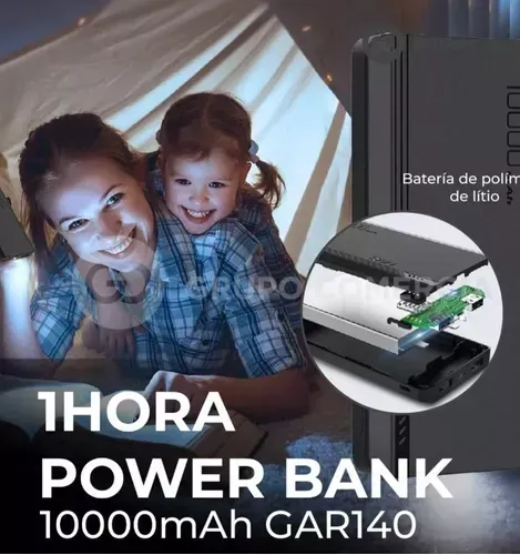 Power Bank Pila Batería Portátil 10000mah Carga Rápida
