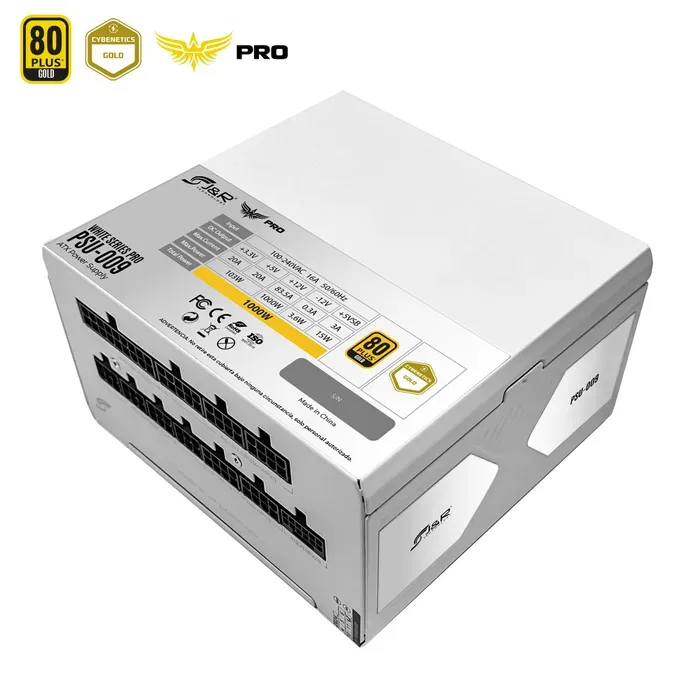 Fuente De Poder Full Modular 650W Real Blanca (Certificacion 80 Plus Gold)