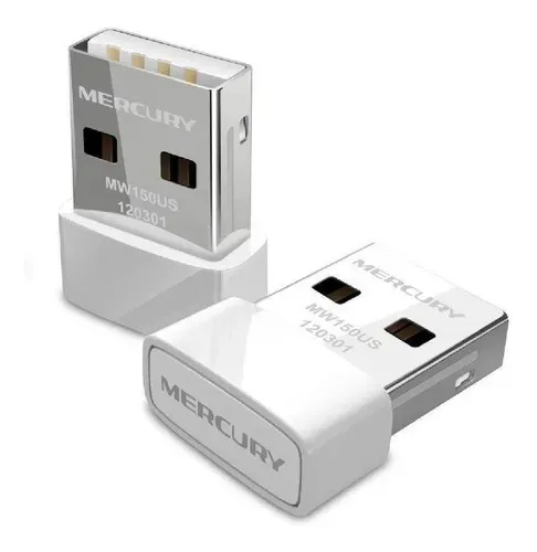 Adaptador USB Wi-Fi Mercusys MW150US N-150Mbps Nano