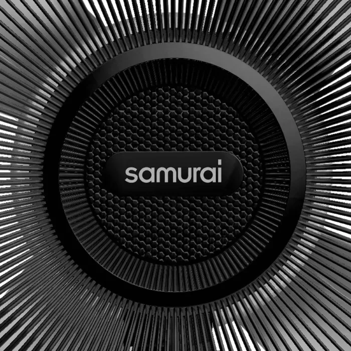 Ventilador Samurai Turbo Metallic Pared Negro 18"