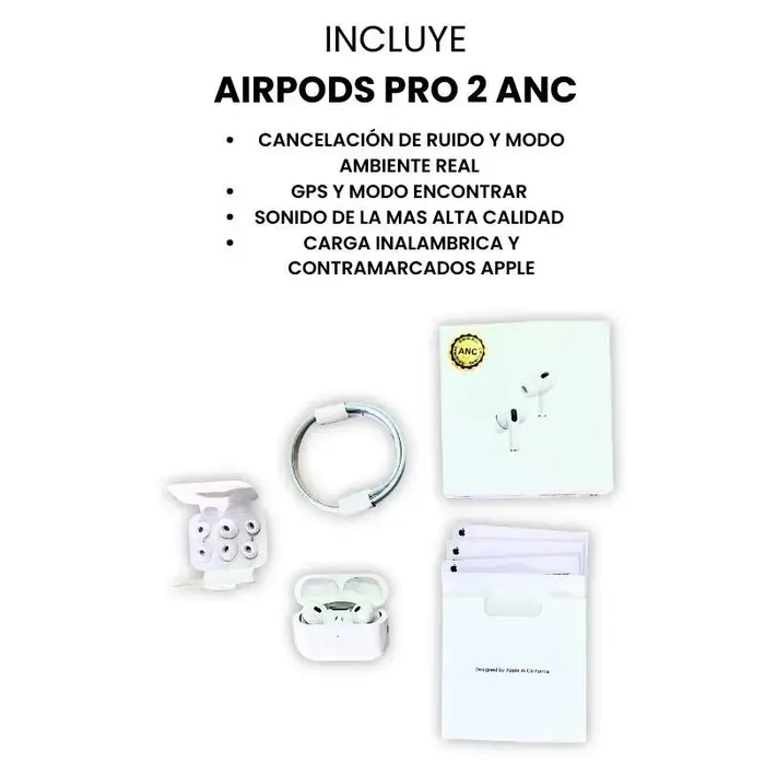 Airpods Cancelacion De Ruido Activa Garantizada Audifonos ANC