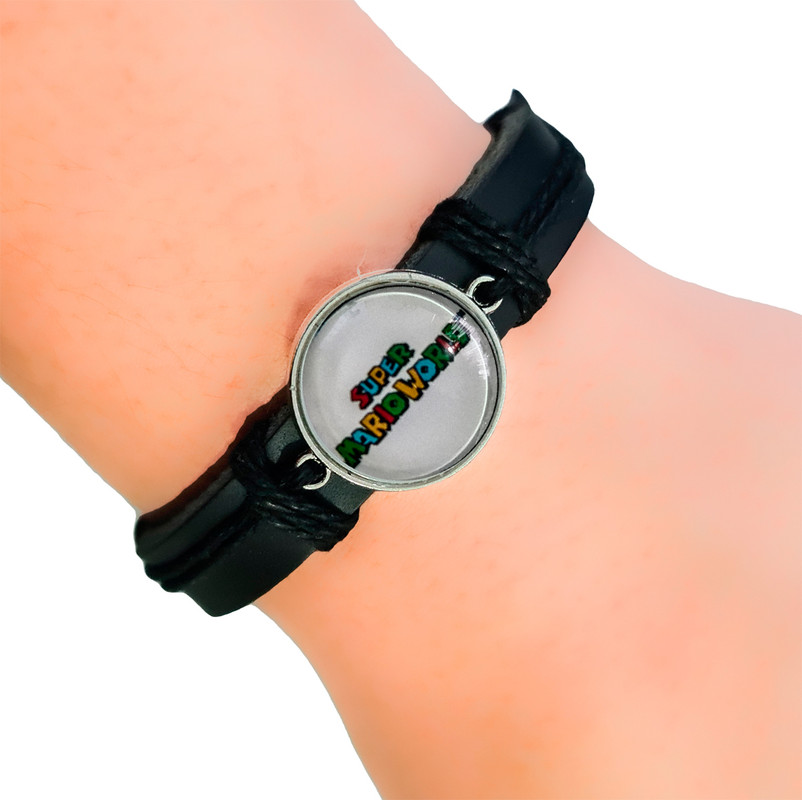 Pulsera Brazalete Cristal Super Mario