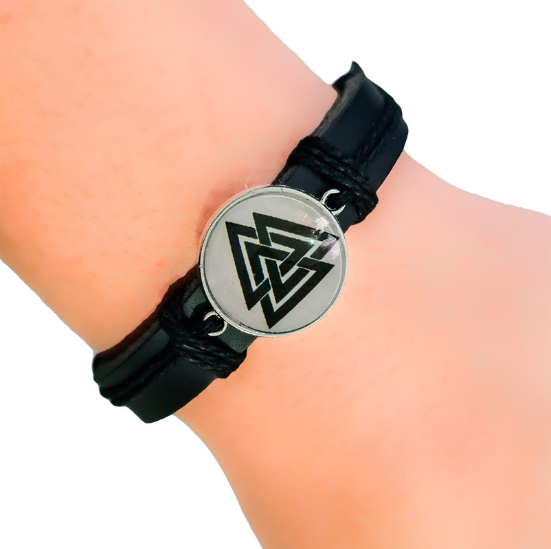 Pulsera Brazalete Cristal Vikingo