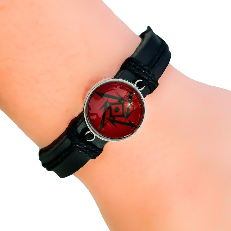 Pulsera Brazalete Cristal Sharinga Rojo