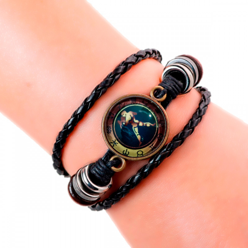 Pulsera Cristal Signo Zodiacal Acuario