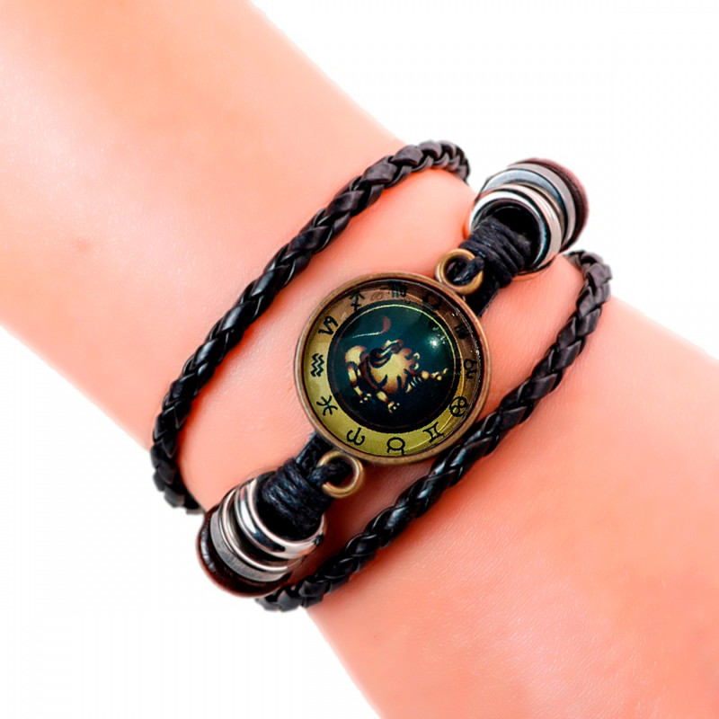 Pulsera Cristal Signo Zodiacal Leo