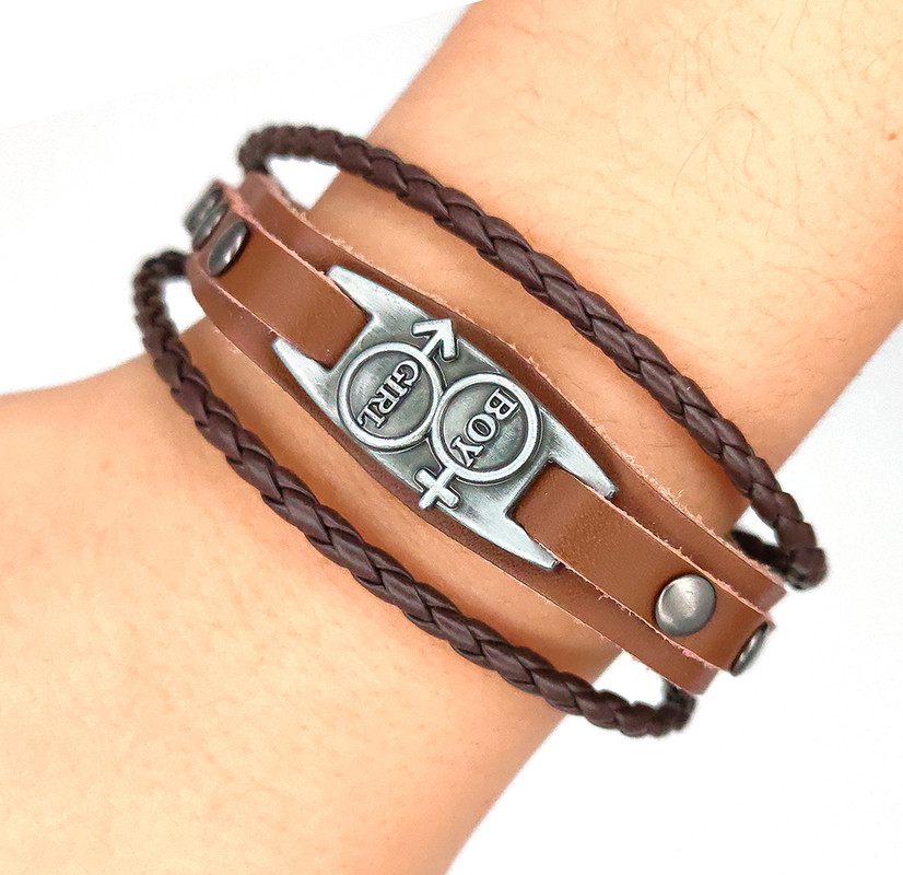 Pulsera Marron Oscuro Boy Girl