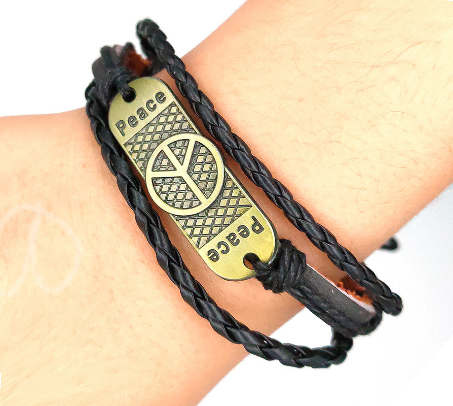 Pulsera Negra Hippie