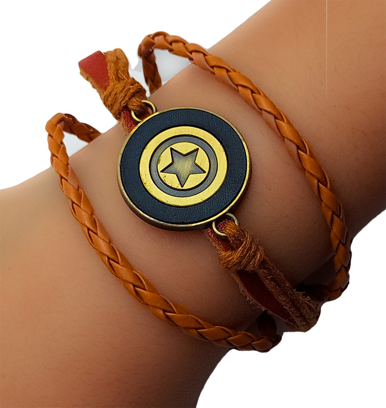 Pulsera Marron Claro Capitan America