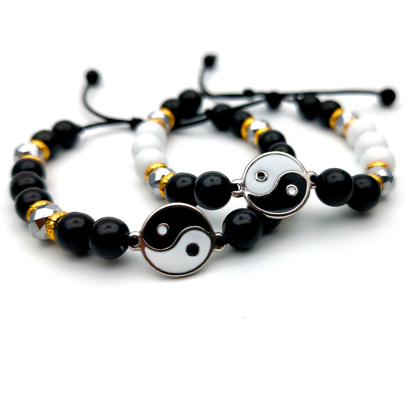 Pulsera Pareja Yin y Yang