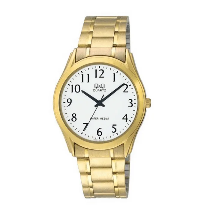 Reloj Hombre Qyq Q&q Q594 Q594j004y Dorado + Estuche