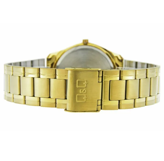 Reloj Hombre Qyq Q&q Q594 Q594j004y Dorado + Estuche