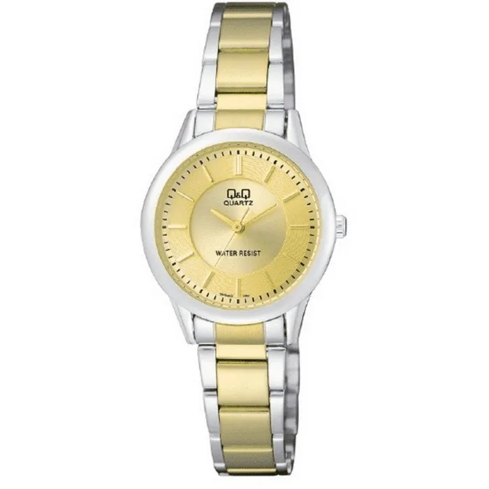 Reloj Mujer Qyq Q&q Q949j400y Acero Bicolor Mujer + Estuche