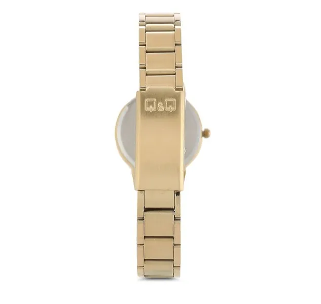 Reloj Q&q Qyq Dama Qa43j002y Mujer Acero + Estuche