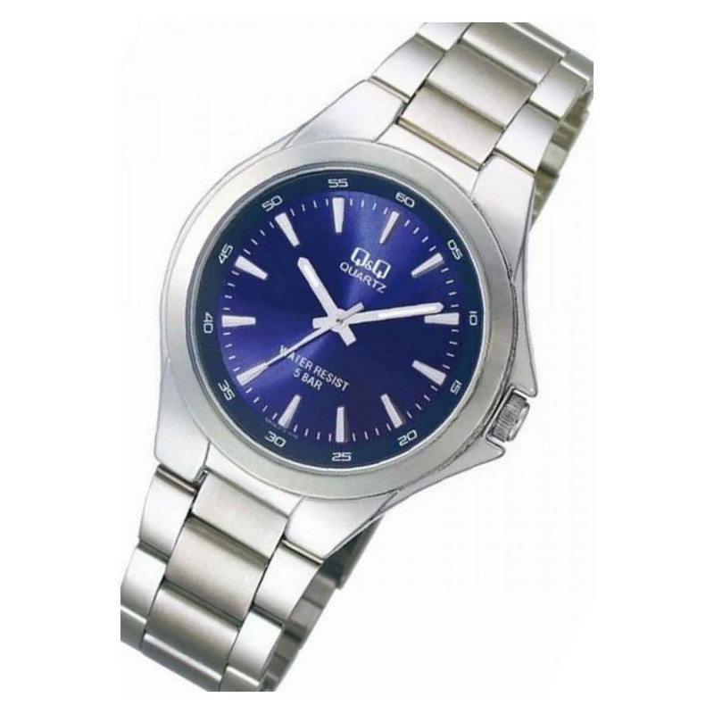 Reloj Q&q Qyq Q618j212y Casual Acero Hombre + Estuche