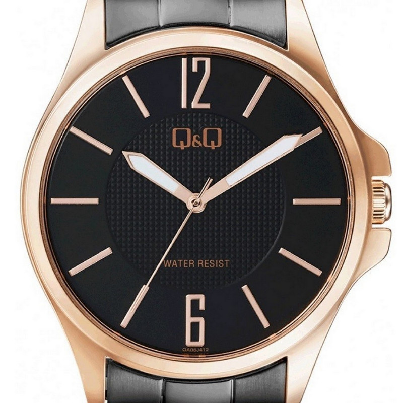 Reloj Q&q Qyq Qa06j412y Casual Acero Hombre + Estuche