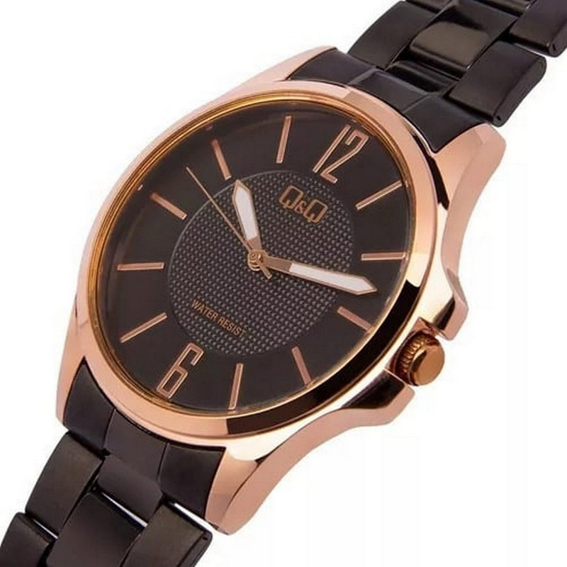 Reloj Q&q Qyq Qa06j412y Casual Acero Hombre + Estuche