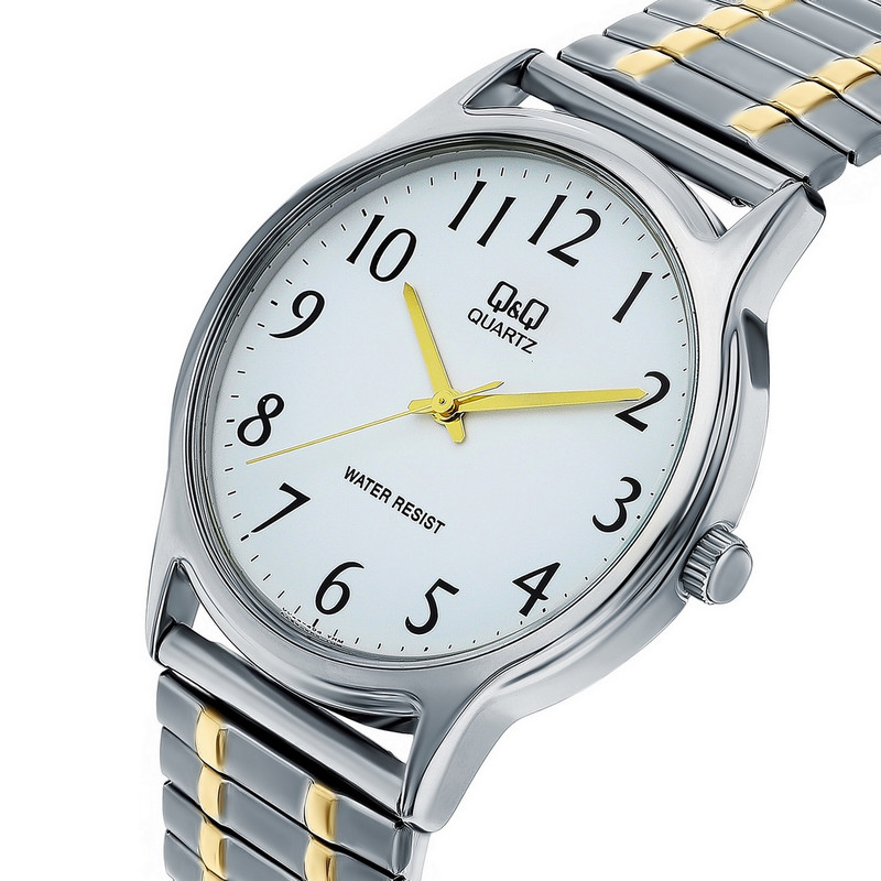 Reloj Q&q Qyq Vy24j404y Casual Acero Hombre + Estuche