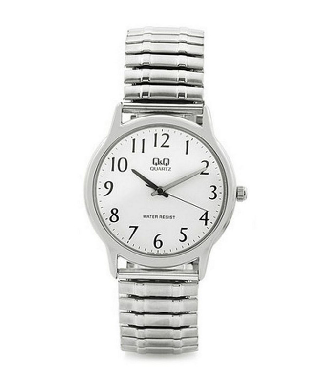 Reloj Q&q Qyq Vy28j204y Casual Acero Hombre + Estuche