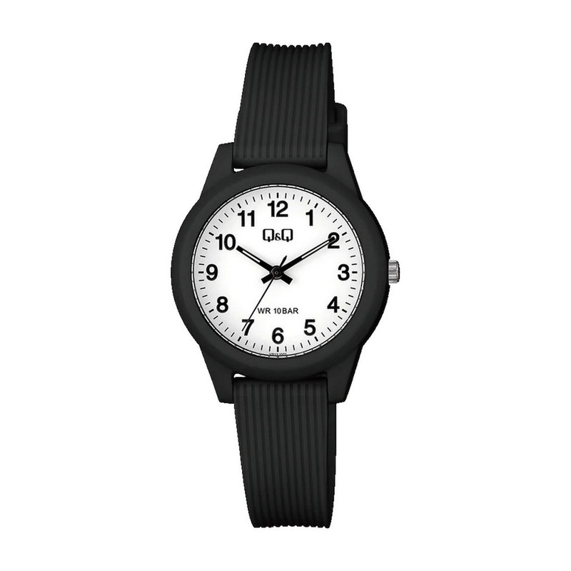 Reloj Q&q Qyq Vs13j001y Deportivo Goma Dama + Estuche 