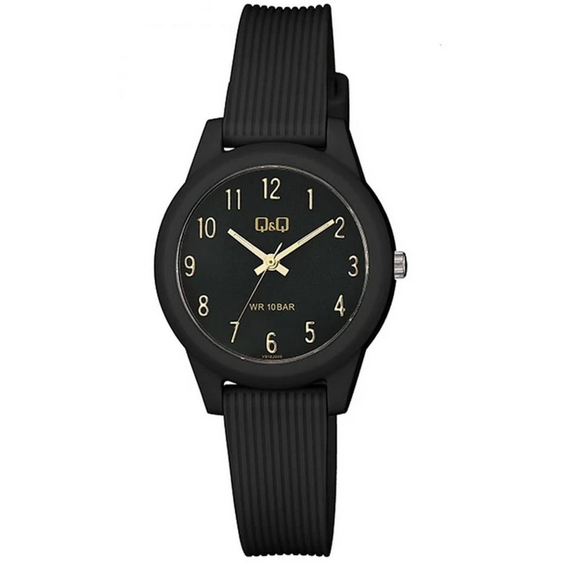 Reloj Q&q Qyq Vs13j00 Deportivo Dama Impermeable Negro + Estuche