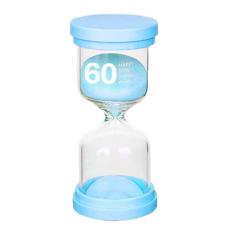 Reloj De Arena Azul 60 Minutos Temporizador Decoraciòn 
