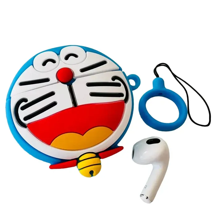 Funda Protectora Silicona De Doraemon Para AirPods  2