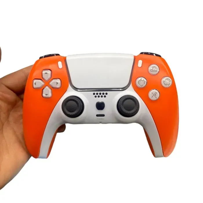 Control Ps5 Playstation 4 Pc Y Celular Joystick Inalámbrico Naranja