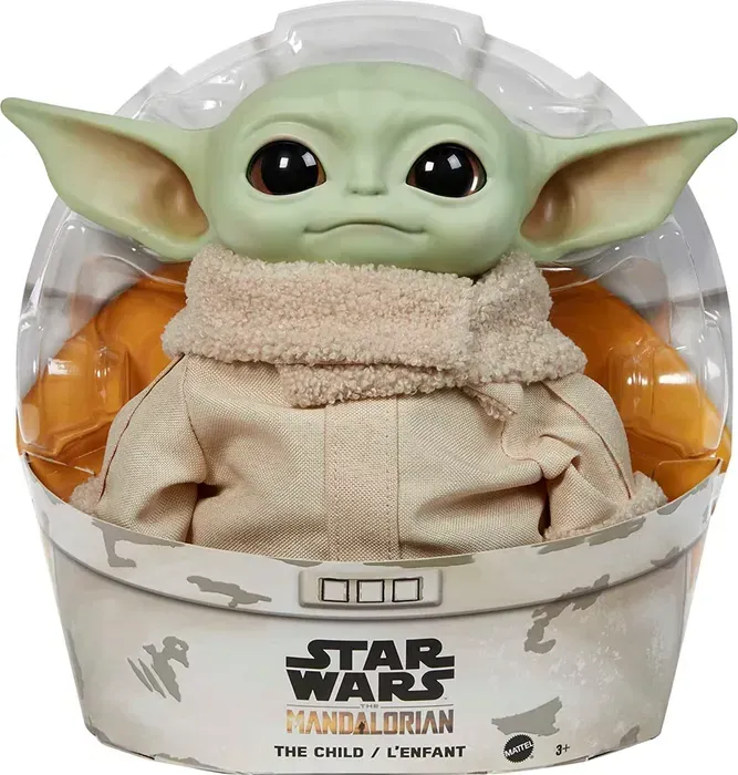 Baby Yoda Star Wars Mandalorian Peluche Mattel