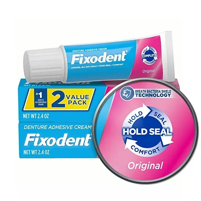  Fixodent Crema Adesiva Dentadur x 2