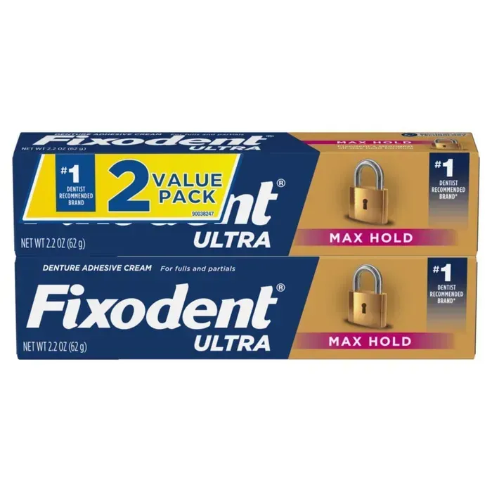 Fixodent Ultra Maxhold Adhesivo x 2