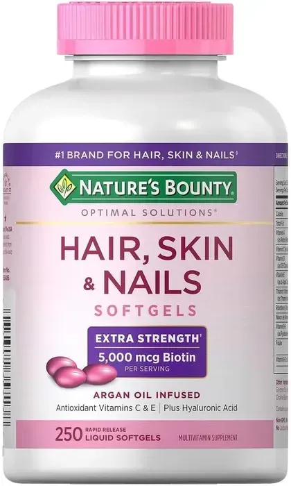 Hair, Skin, Nails Biotina X 250 Natures Bounty