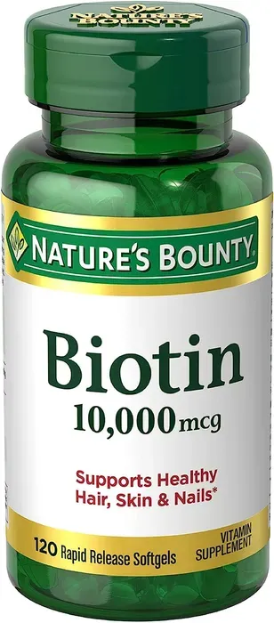 Biotina 10000 Mcg 120 Cápsulas Natures Bounty 