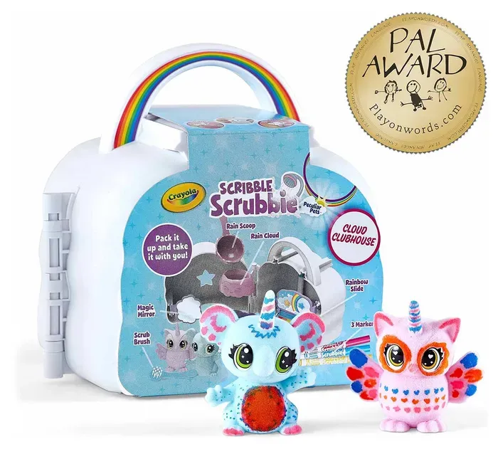 Crayola Mascota Scribble Scrubbie Cloud Playset Casa Nube