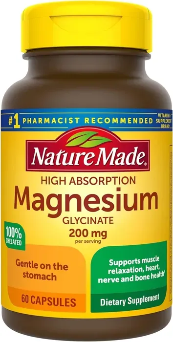 Glicinato De Magnesio 60caps Nature Made